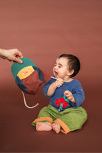 Load image into Gallery viewer, 5 Panel Cap with Ears ''Wolly Mystic Ivy''