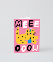 Load image into Gallery viewer, ''Meeeeooow'' Birthday Card