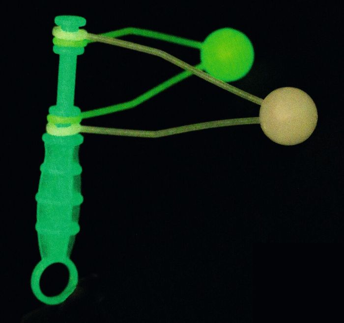 PhenoMINT Click-Clack Balls, Green (Glow in the Dark)
