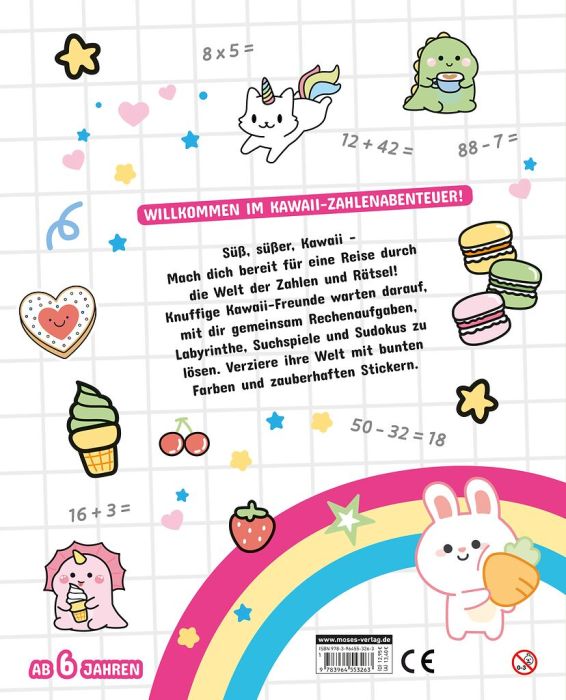 Kawaii Neidlicher Zahlen und Rechenspass