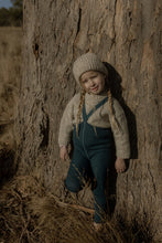 Load image into Gallery viewer, Wooly Footless Tights ''Blue Sapphire''