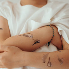 Load image into Gallery viewer, Nuukk Organic Temporary Tattoos, Birds