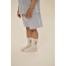 Load image into Gallery viewer, 2 Pack Jacquard Socks ''Anchor''