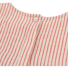 Load image into Gallery viewer, Ellie Frill Romper ''Amour Stripe'' 74 / 9 Months