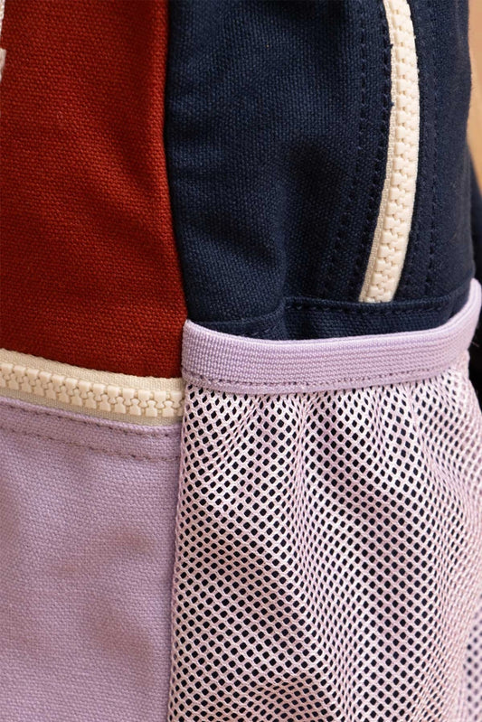 Children's Arthur Backpack, Tricolour Terracotta
