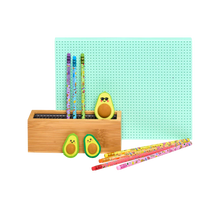 Lade das Bild in den Galerie-Viewer, Radiergummi- und Spitzer-Set „Avocado“