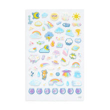 Load image into Gallery viewer, Mini Puffy Stickers, Weather Pals