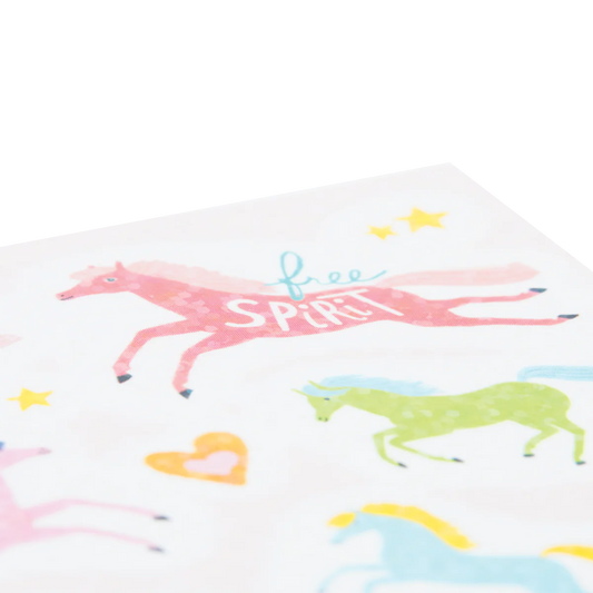 Sticker-Set, Wilde Pferde