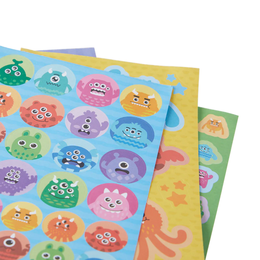 Stickerbuch-Set „Monster“