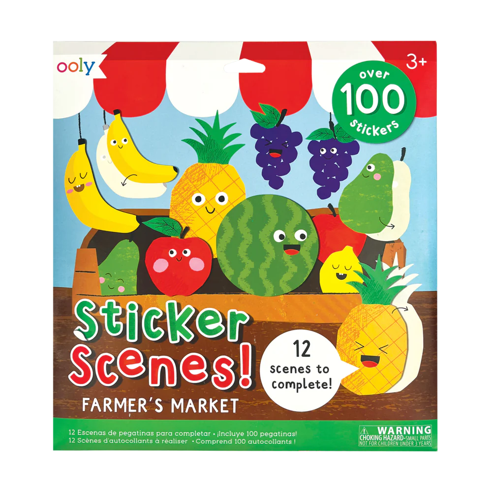 sticker scenes! - farmer's market sticker scenes! - farmer's market
