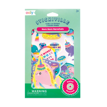 Load image into Gallery viewer, Scratch n' Sniff Stickers, Nom Nom Narwhal