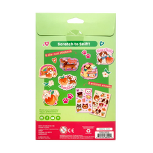 Load image into Gallery viewer, Scratch to Sniff Stickers ''Puppies and Peaches''