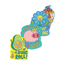 Load image into Gallery viewer, Vinyl Stickers ''Punny Pals''