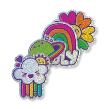 Load image into Gallery viewer, Vinyl Stickers, Happy Rainbows