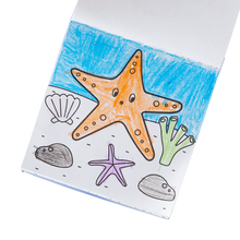 Load image into Gallery viewer, Colouring Book and Jumbo Crayons Set ''Sea Life''