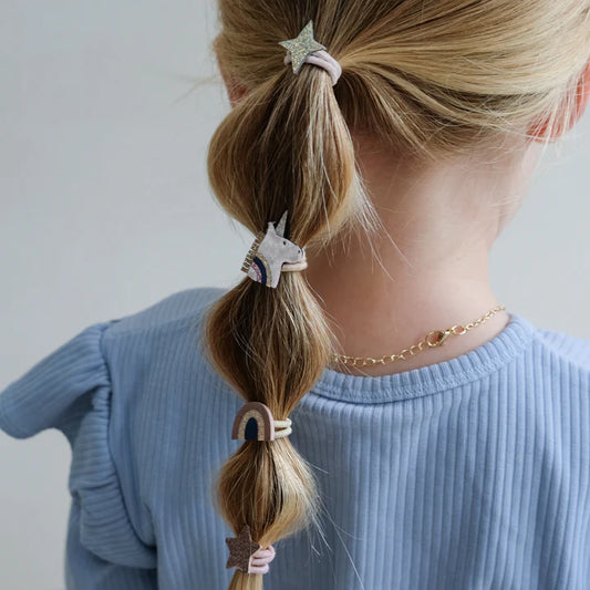 Mini-Haarbänder, Einhörner