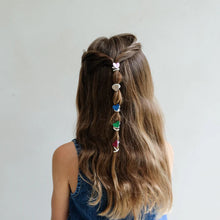 Load image into Gallery viewer, Mini Hair Bands, Jazzy Hearts