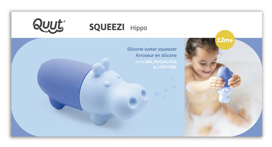 Badewannenspielzeug ''Quut Squeezi Nilpferd''