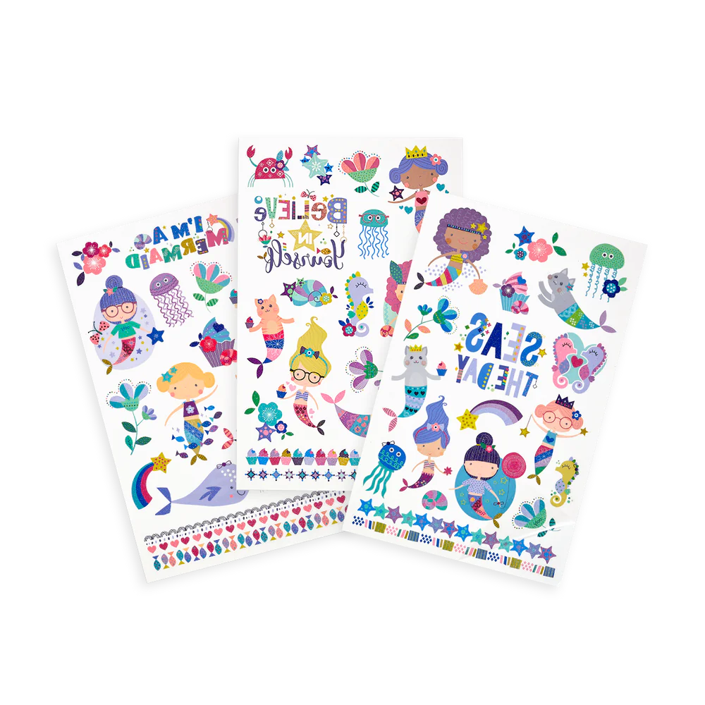 Temporary Tattoos ''Mermaid Magic''