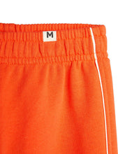 Load image into Gallery viewer, Plain Piping Sweatpants Red, GOTS Organic Cotton