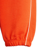 Load image into Gallery viewer, Plain Piping Sweatpants Red, GOTS Organic Cotton