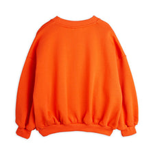 Lade das Bild in den Galerie-Viewer, Hinweis Bestickter Sweatshirt Rot, GOTS Bio-Baumwolle