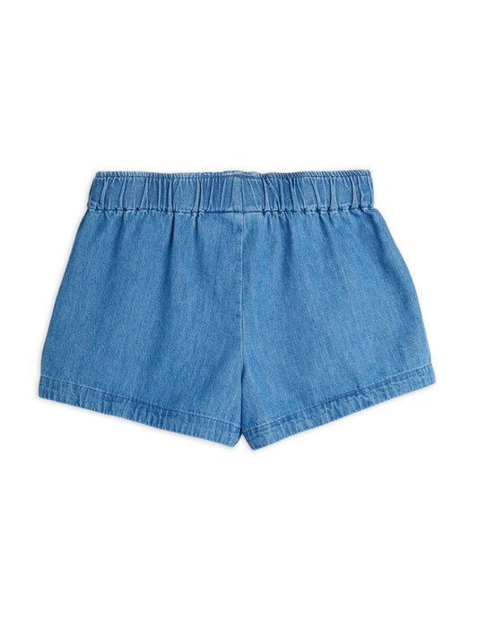 Lightweight Denim Shorts, Blue 100% GOTS Organic Cotton