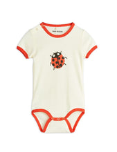 Load image into Gallery viewer, Baby Bodysuit Ladybugs, 100% GOTS Organic Cotton