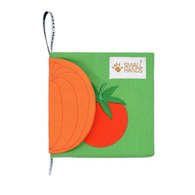 Lade das Bild in den Galerie-Viewer, Small Hands Fabric Baby Book, Vegetables