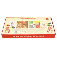 Load image into Gallery viewer, 2-in-1 Game ''Ludo / Snakes & Ladders''