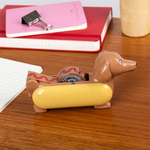 Load image into Gallery viewer, Tape Dispenser with Roll of Tape ''Hot Dog''