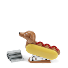 Load image into Gallery viewer, Mini Stapler with 1000 Staples ''Hot Dog''