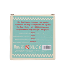 Load image into Gallery viewer, Mini Stapler with 1000 Staples ''Hot Dog''