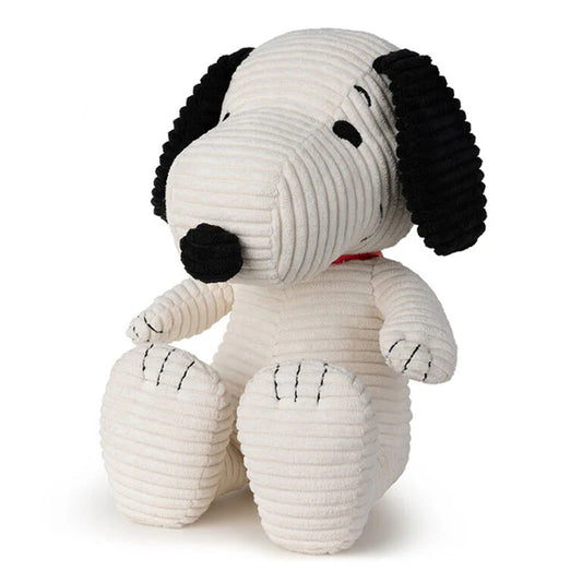 Snoopy Sitting Corduroy Cream, Soft Toy, 19cm