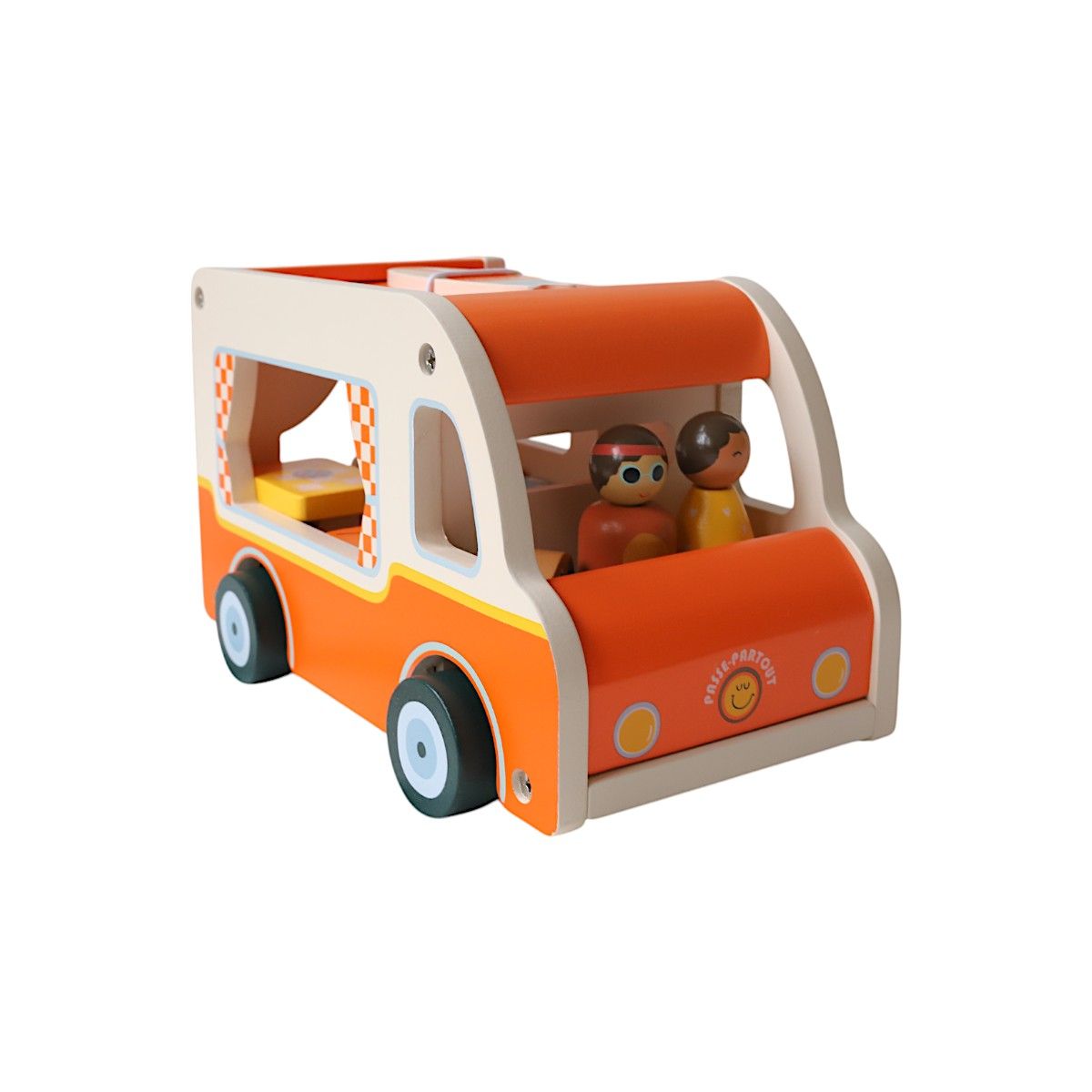 Retro Holz Camping Van Spielzeug