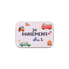 Load image into Gallery viewer, Bandages in Cute Tin, Vehicles and Dogs