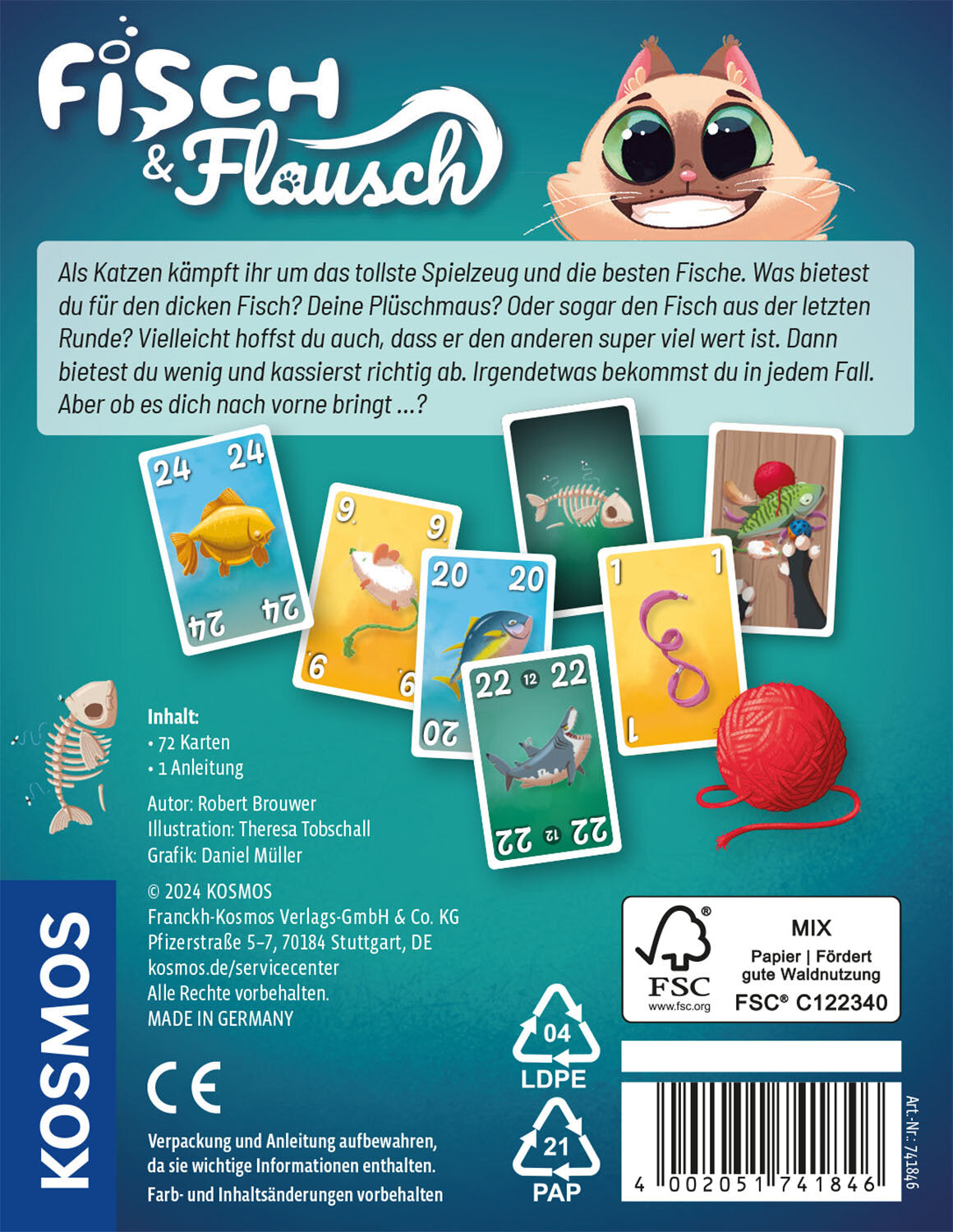 ''Fisch & Flausch'' Card Game, German Language