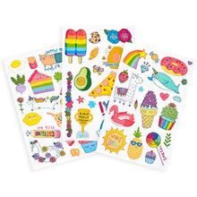 Load image into Gallery viewer, Temporary Tattoos ''Cute Doodle World''