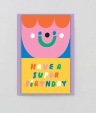 Load image into Gallery viewer, ''Flowers'' Fold Out Birthday Card