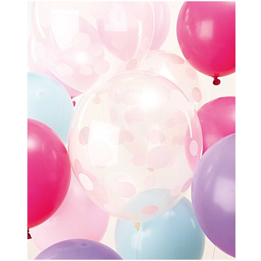 Luftballons, Pastellmix, matt, 30 cm, 12er-Set