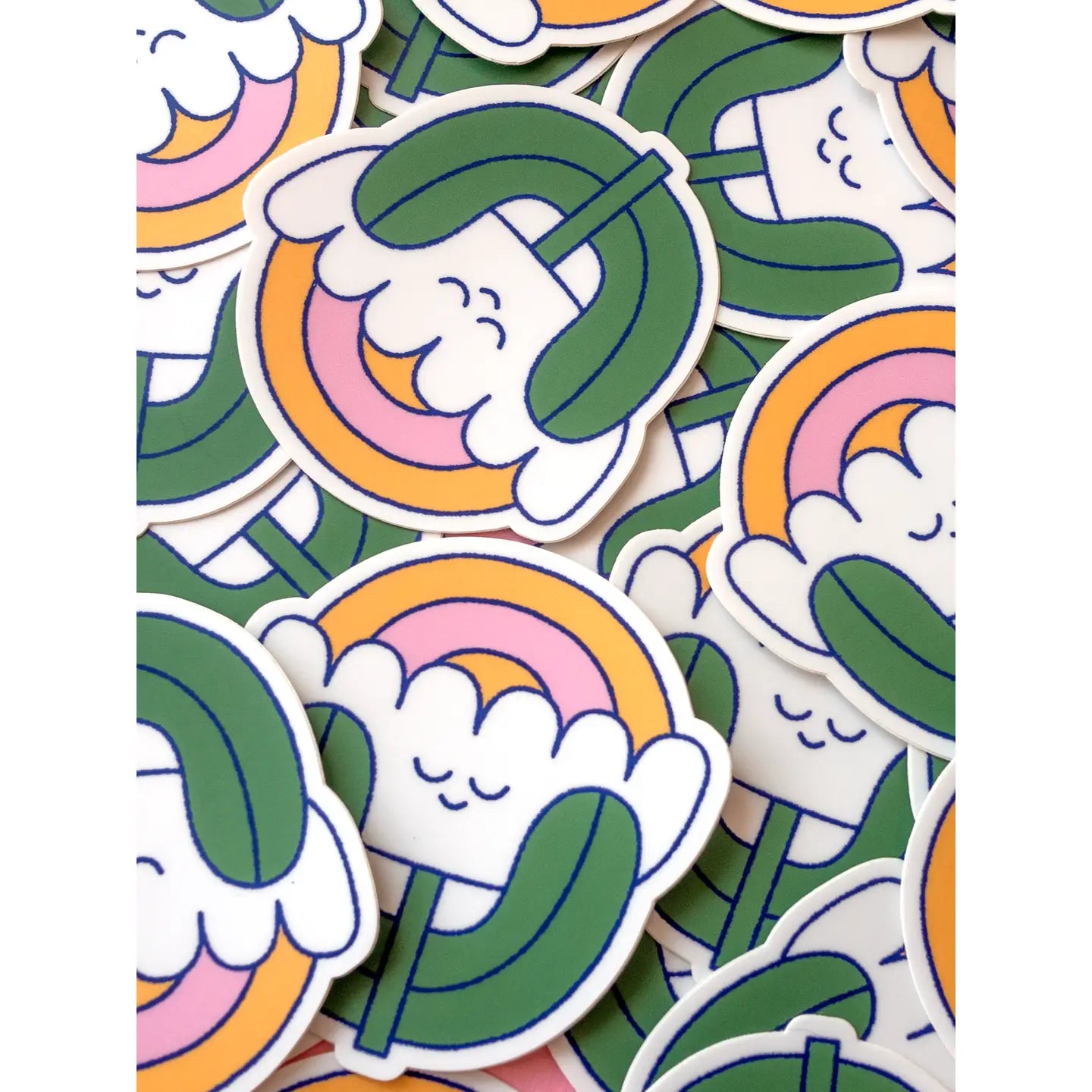 Vinyl Sticker, Flower Friend Sticker 1