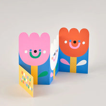 Load image into Gallery viewer, ''Flowers'' Fold Out Birthday Card