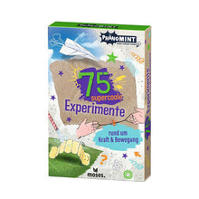 Load image into Gallery viewer, 75 Supercoole Experimente ''rund um Kraft & Bewegung''