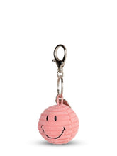Load image into Gallery viewer, Smiley Keychain ECO Corduroy, Bubblegum Pink