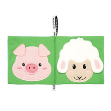 Load image into Gallery viewer, Small Hands Fabric Baby Book, Busy Farm