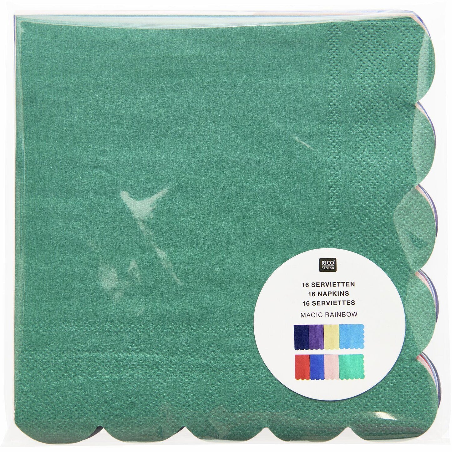 Servietten „Rainbow Magic“, 16er-Set