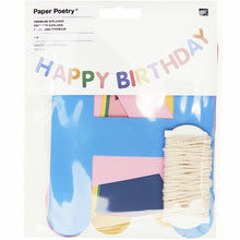 Load image into Gallery viewer, Birthday Garland ''Happy Birthday'', Rainbow