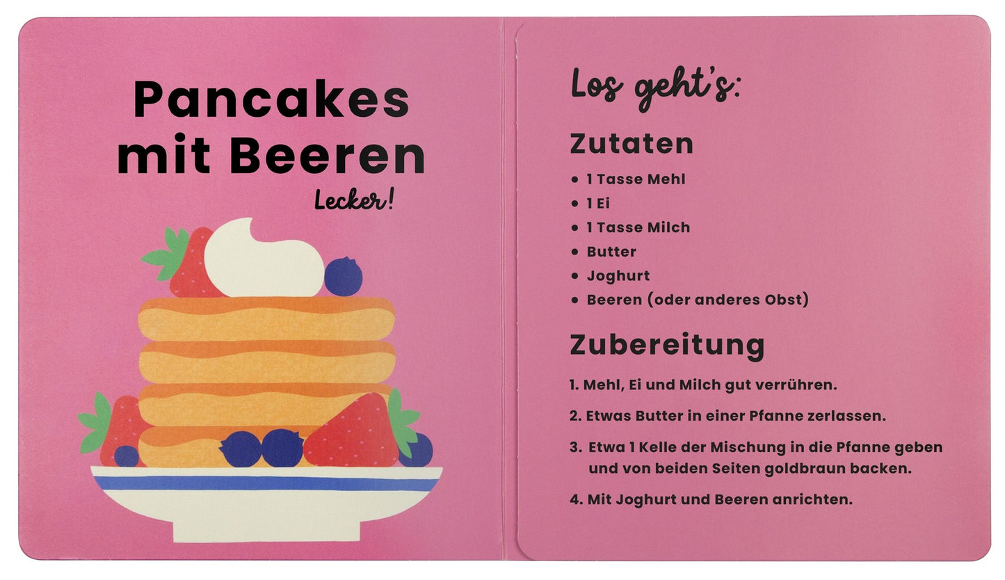 Jamies erstes Kochbuch für Minis: Pfannkuchen, ab 2 Jahren (Kopie)