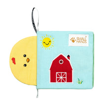 Load image into Gallery viewer, Small Hands Fabric Baby Book, Busy Farm