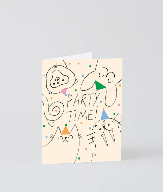Geburtstagskarte „Party Time“